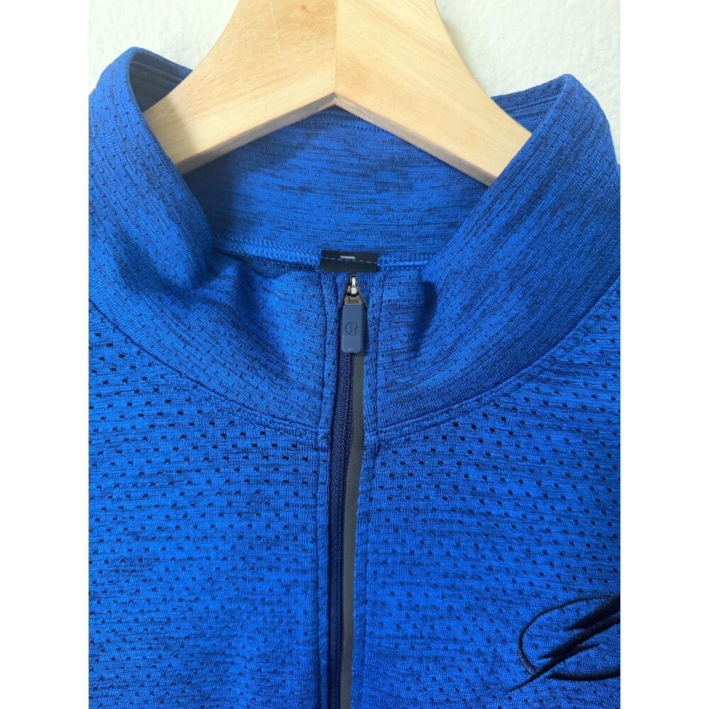 Lululemon Tampa Bay Lightning NHL Metal Vent Tech 1/4 Zip Pullover Blue Adult L - Picture 7 of 14